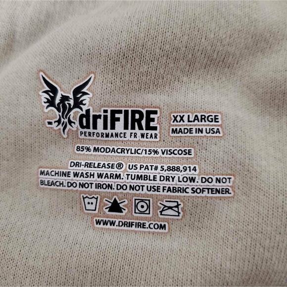 DriFire Base Layer Long John Pants FR Wear XXL New - Picture 4 of 5